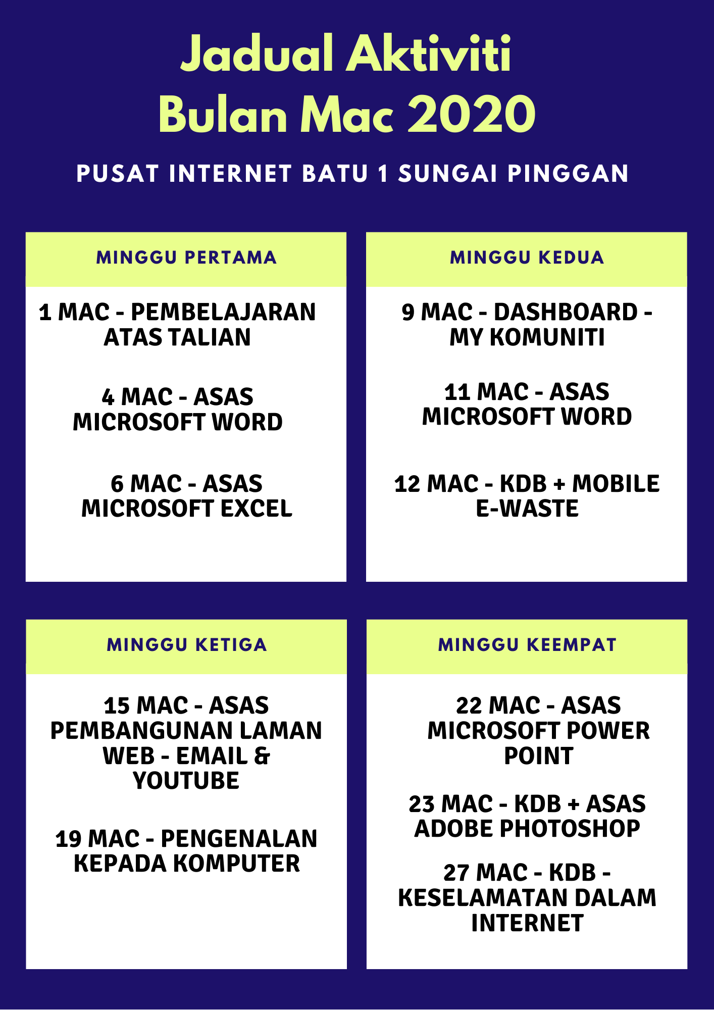 Jadual-Aktiviti-Bulan-Mac-2020